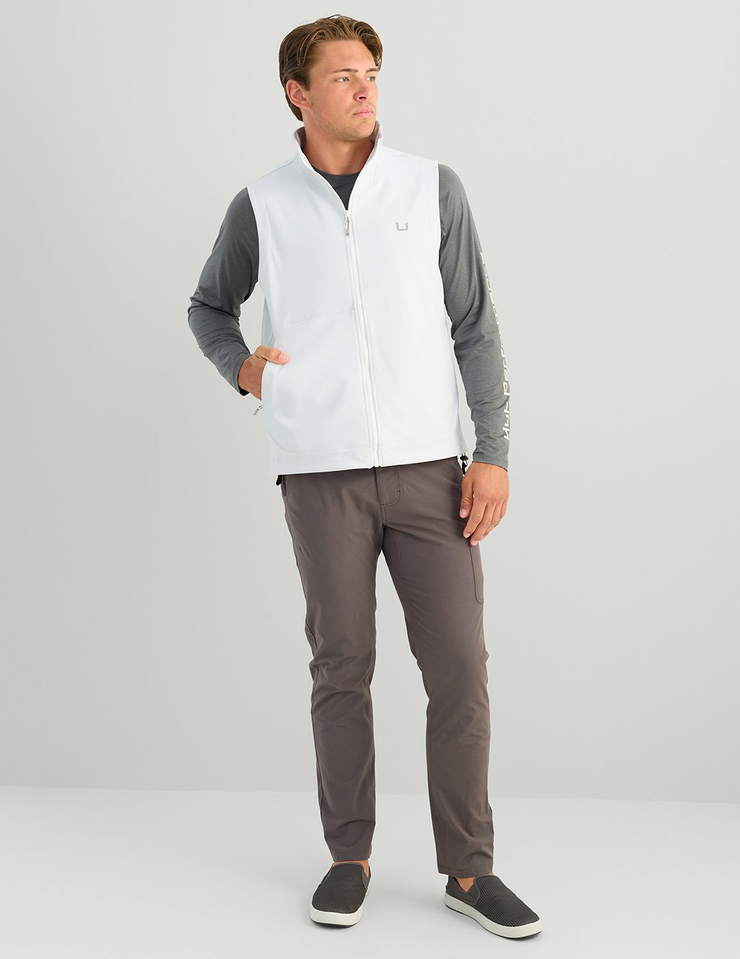Huk Breaker Vest - White