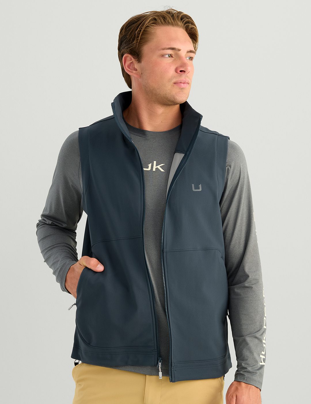 Huk Breaker Vest - Sea Storm