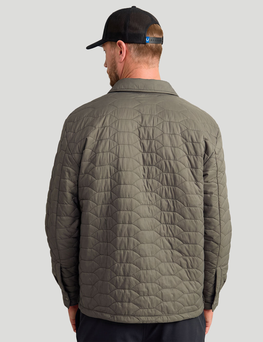 Huk Huk Scale KC Lined Shacket - Mud