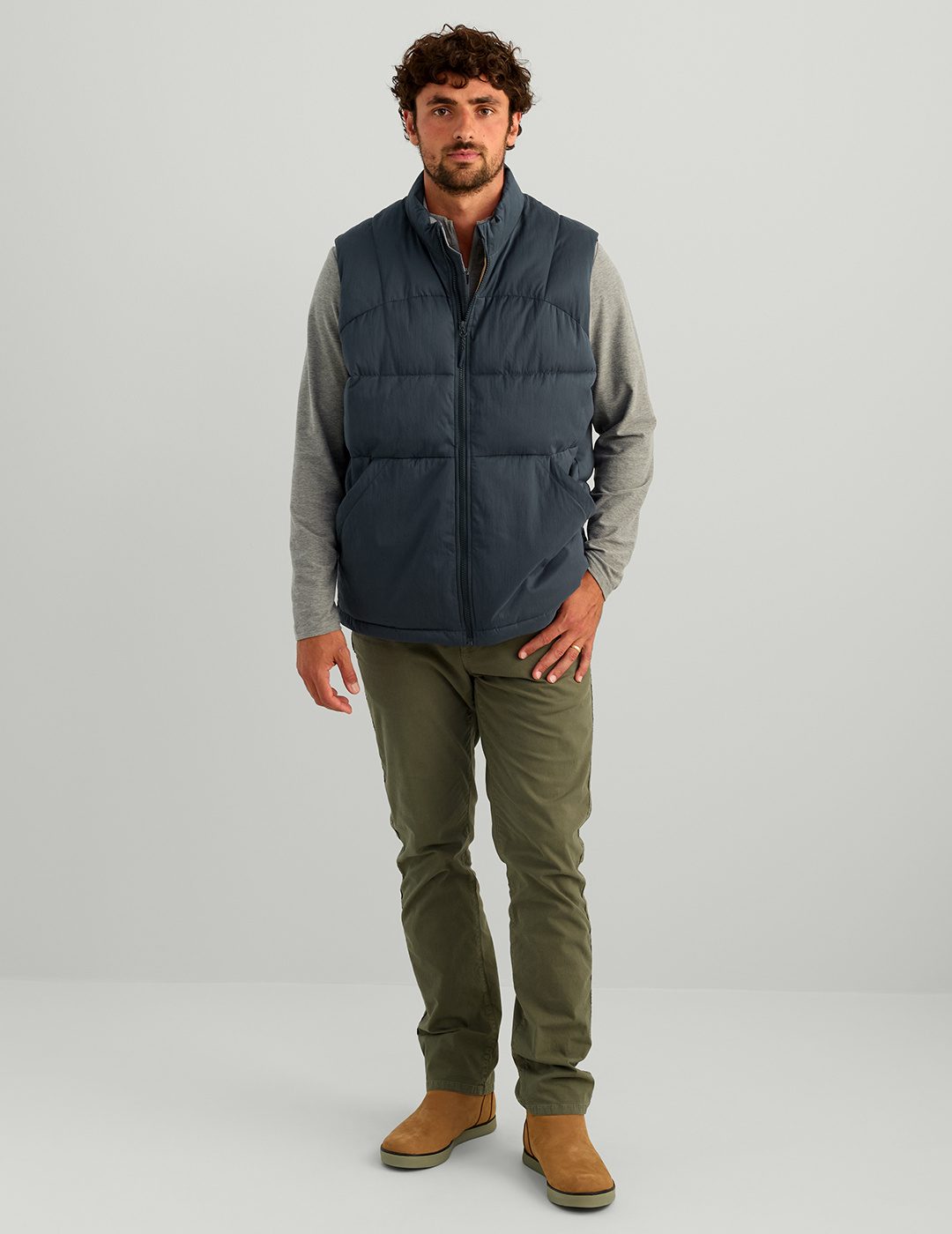 Huk Santee Insulated Vest - Sea Storm
