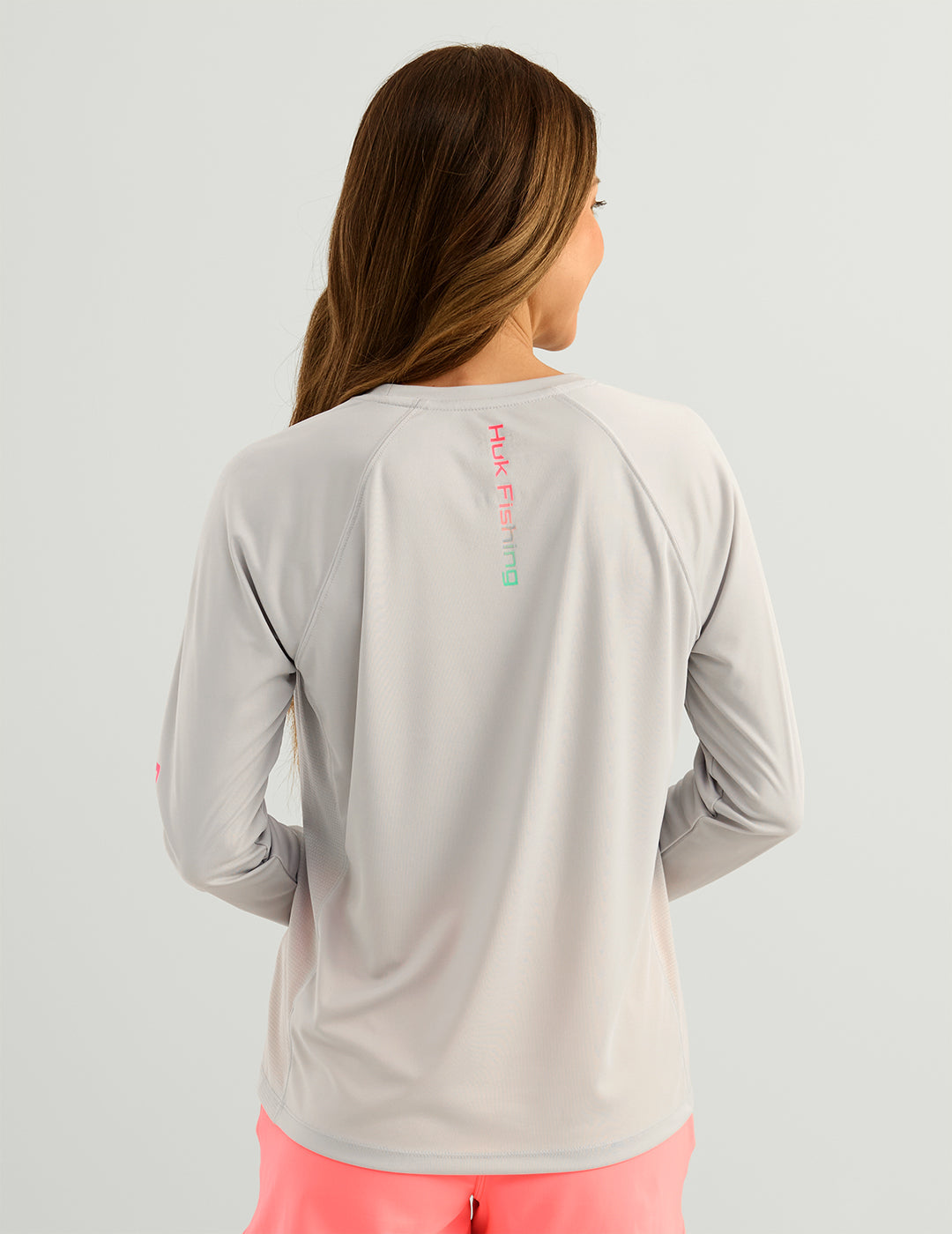Huk Womens Pursuit Performance Crew - Harbor Mist