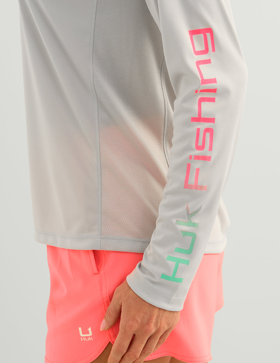 Huk Womens Pursuit Performance Crew - Harbor Mist