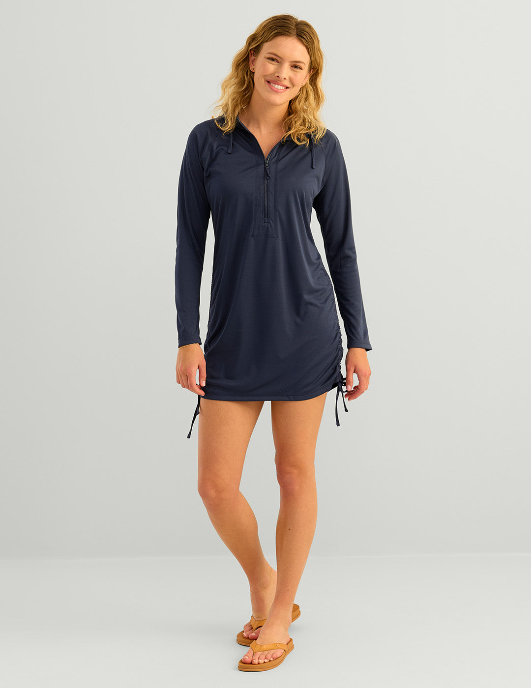 Huk Womens Pursuit Cover-Up Dress - Naval Academy
