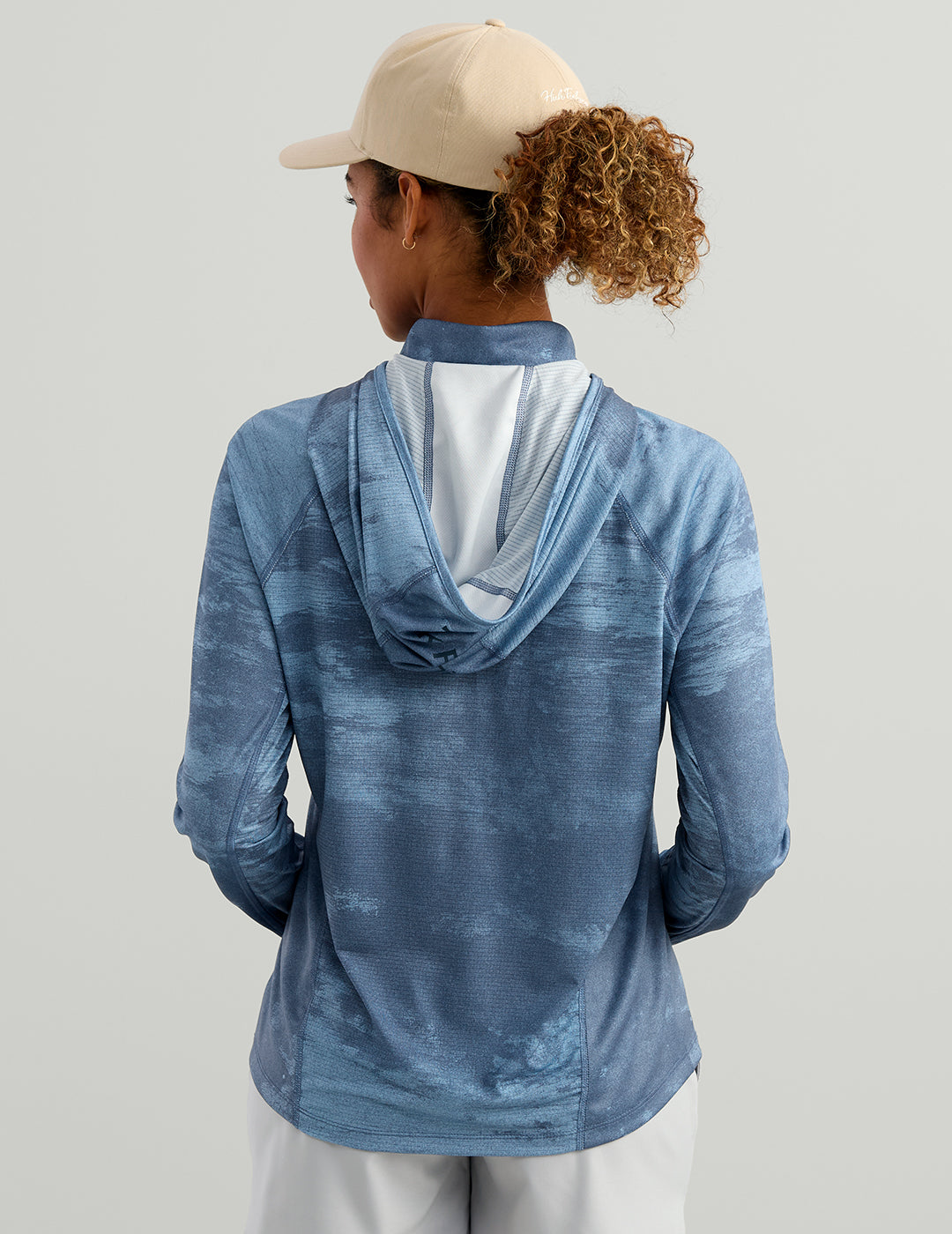 Huk Womens Icon Performance Hoodie - Vintage Indigo Sea Spray