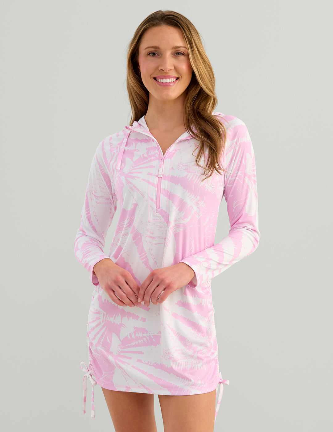 Huk Womens Pursuit Cover-Up Dress - Oleander Conch Shell