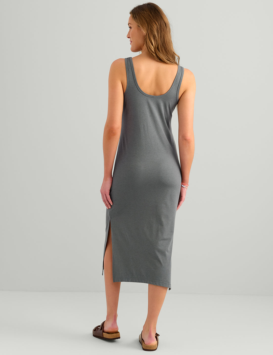 Huk Womens Bayside Midi Dress - Anchor Heather