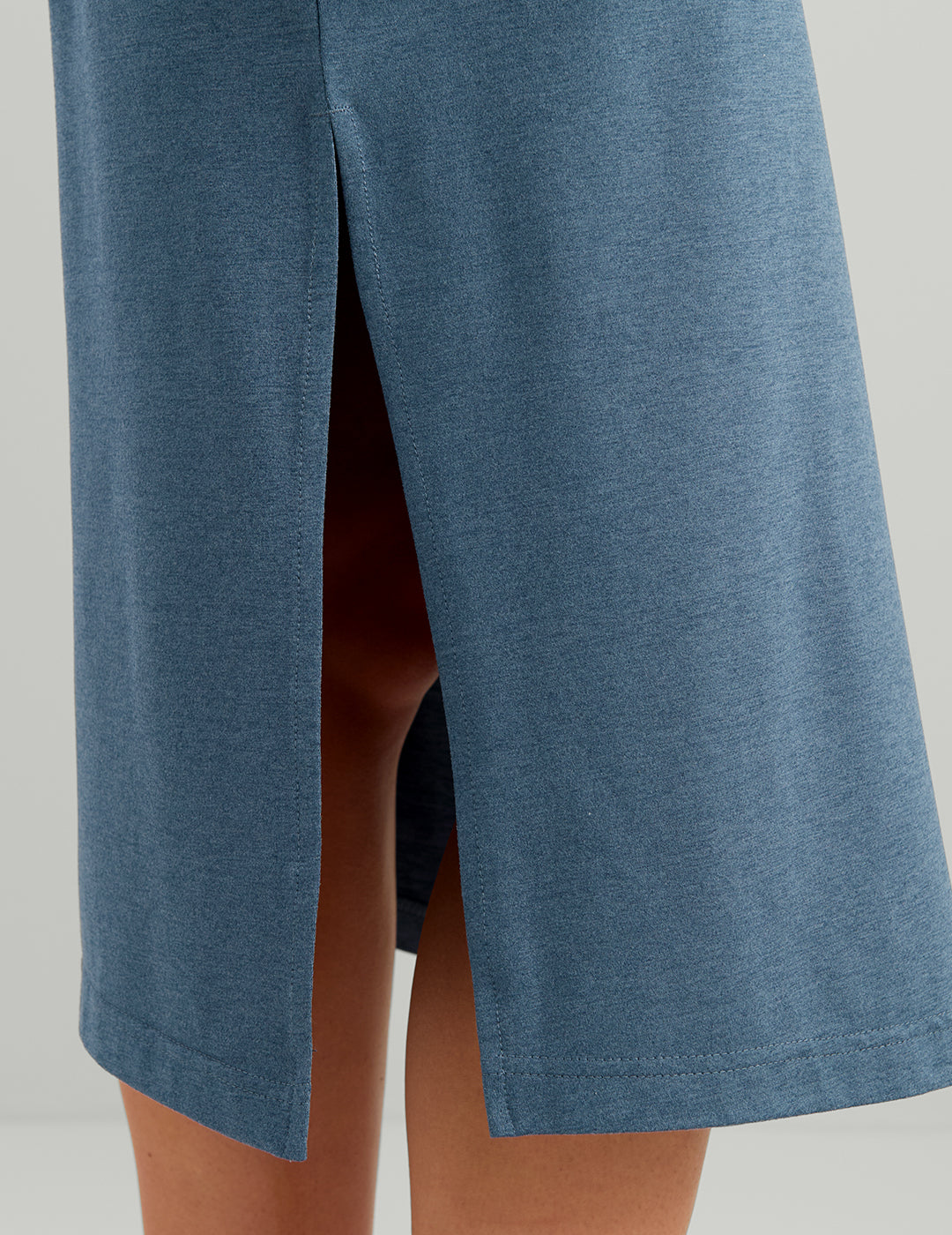 Huk Womens Bayside Midi Dress - Vintage Indigo Heather