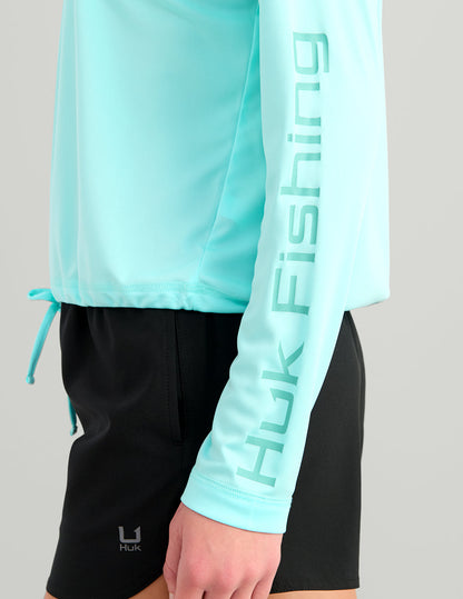 Huk Womens Pursuit Maren Hoodie - Caicos