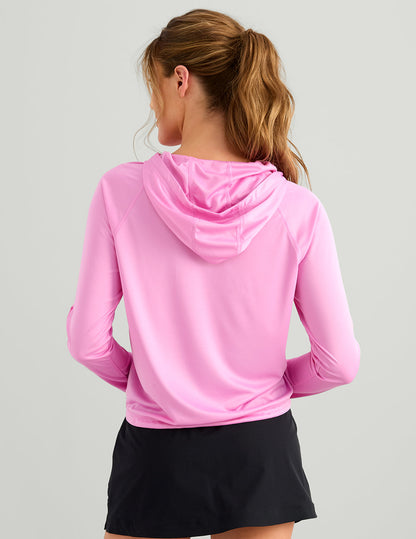 Huk Womens Pursuit Maren Hoodie - Bright Pink