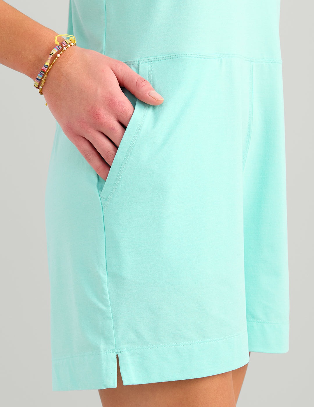 Huk Womens Bayside Romper - Caicos Heather