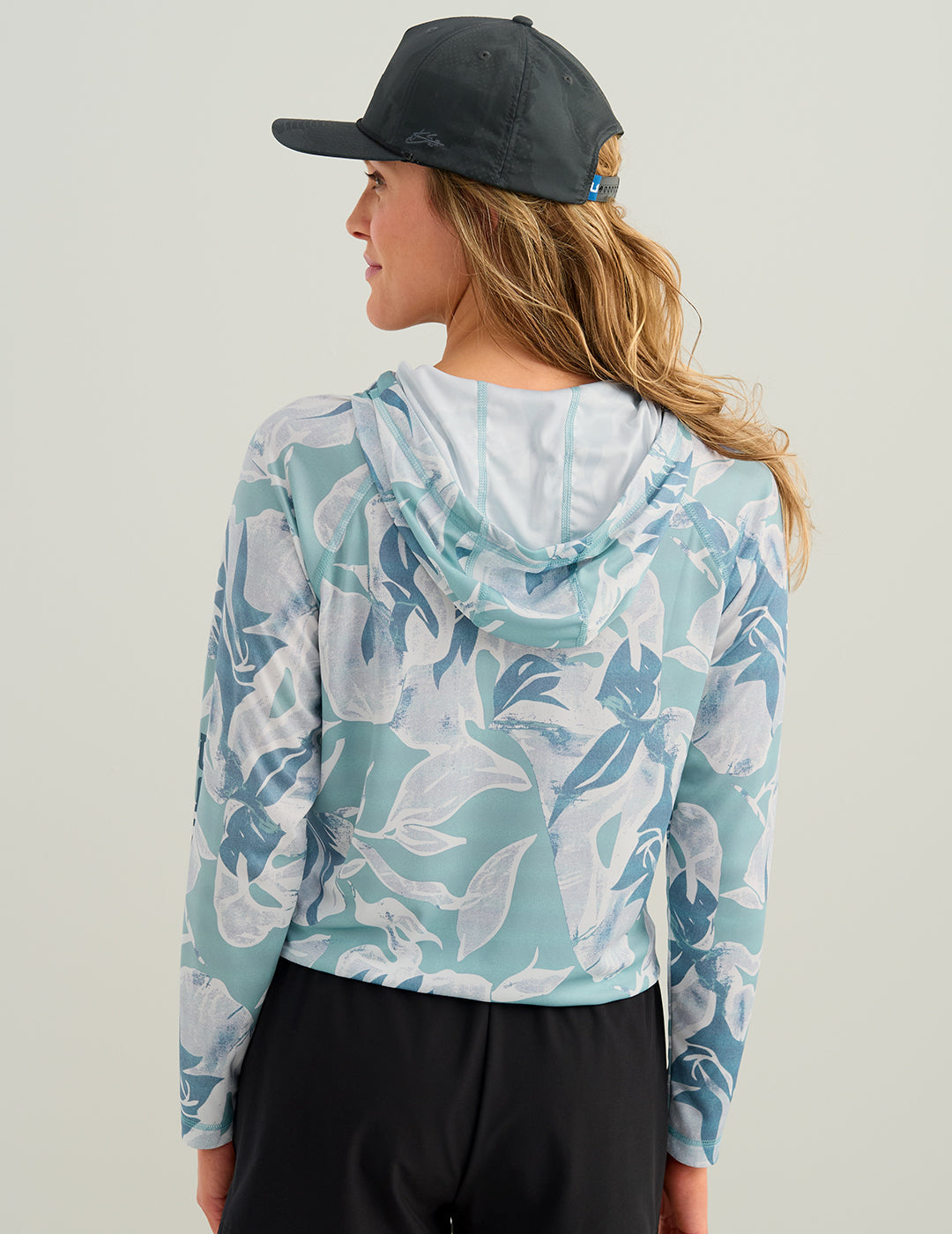 Huk Womens Pursuit Maren Hoodie - Reefline Petal Breeze