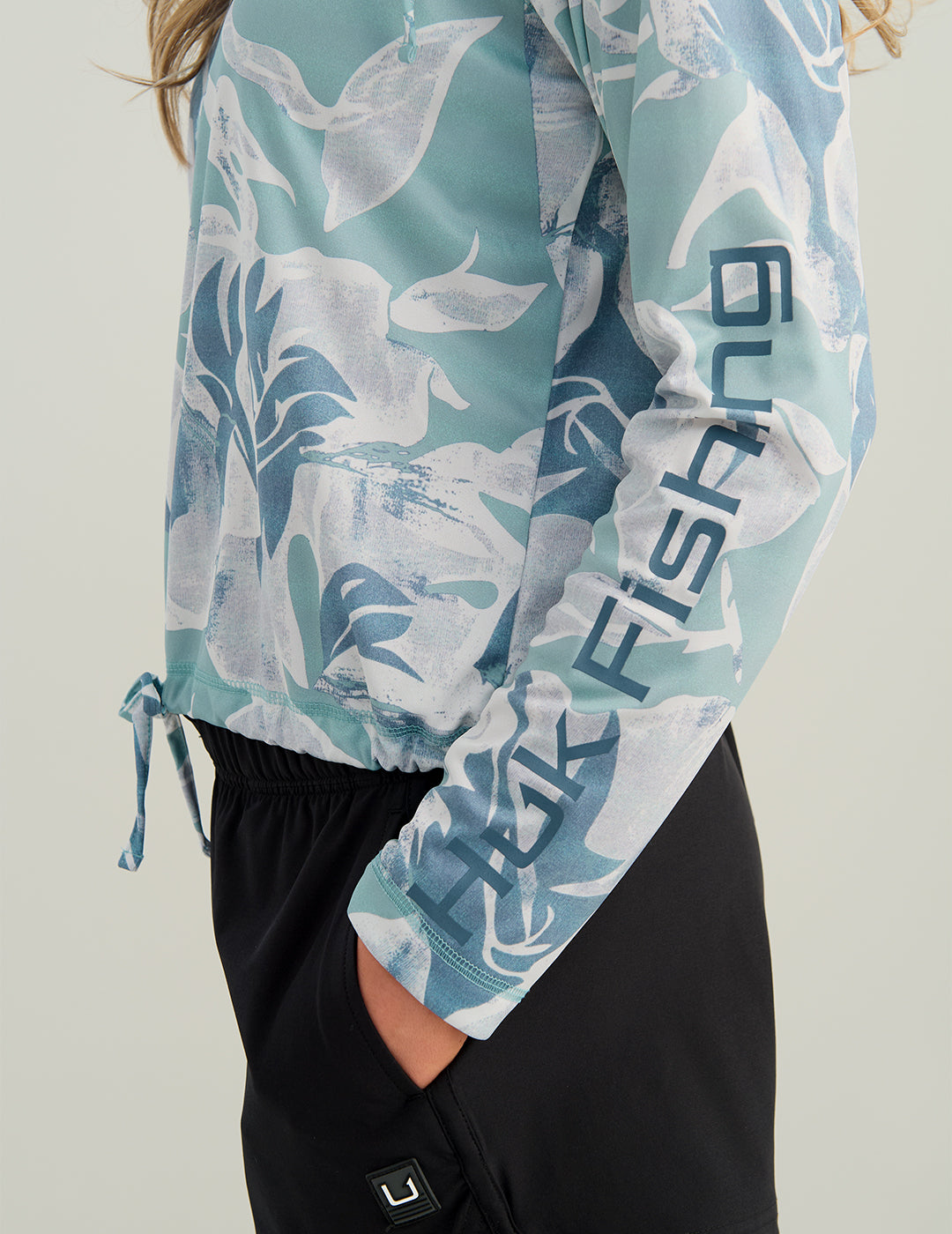 Huk Womens Pursuit Maren Hoodie - Reefline Petal Breeze