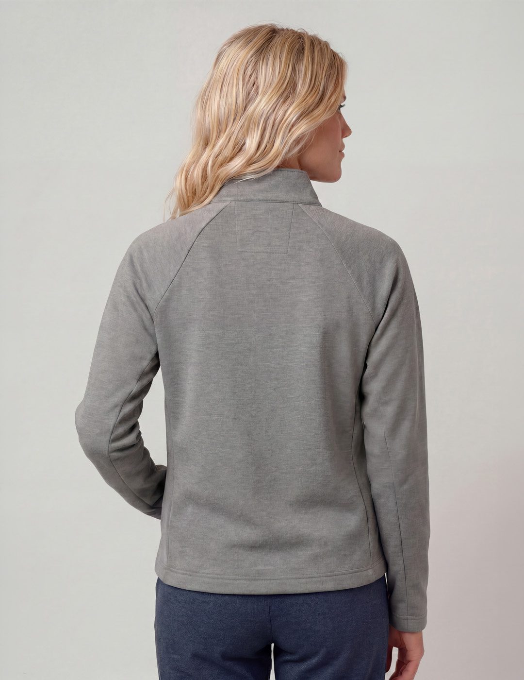 Huk Womens Sweetbay Hybrid Fleece Pullover - Sharkskin Heather