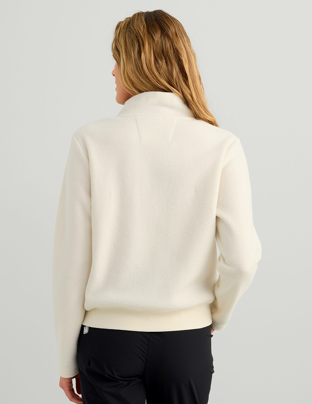 Huk Womens Camden Snap Fleece Pullover - Egret