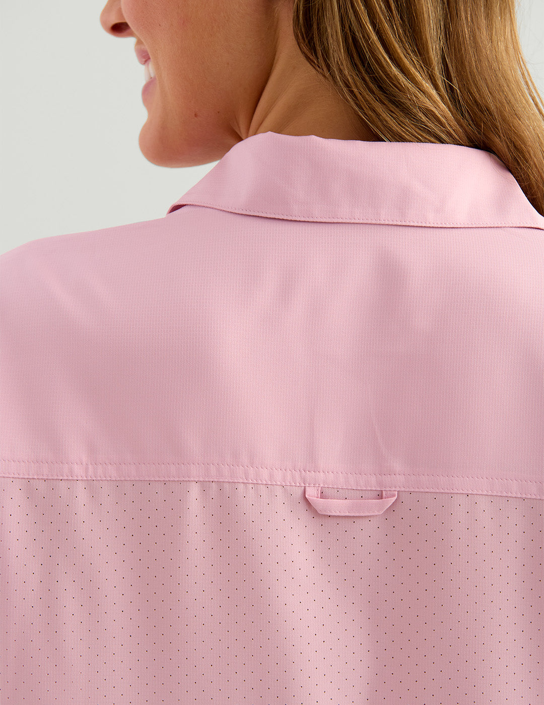 Huk Womens Tide Point Oversized Shirt - Oleander