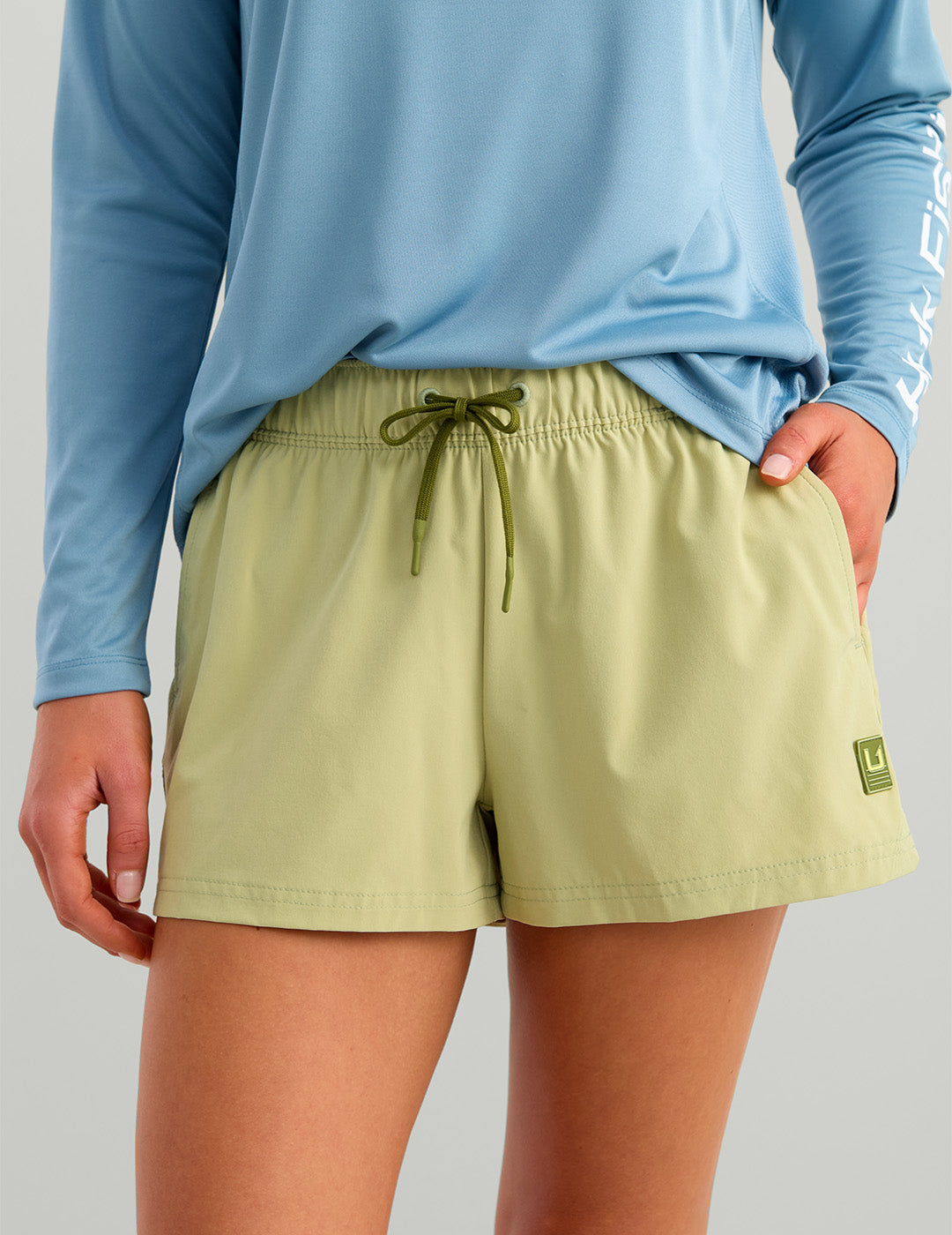 Huk Womens Isla Short - Spanish Moss