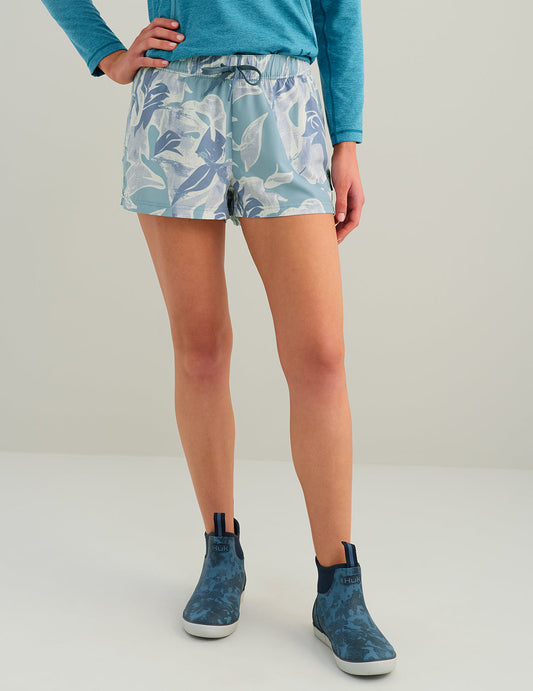 Huk Womens Isla Short - Reefline Petal Breeze