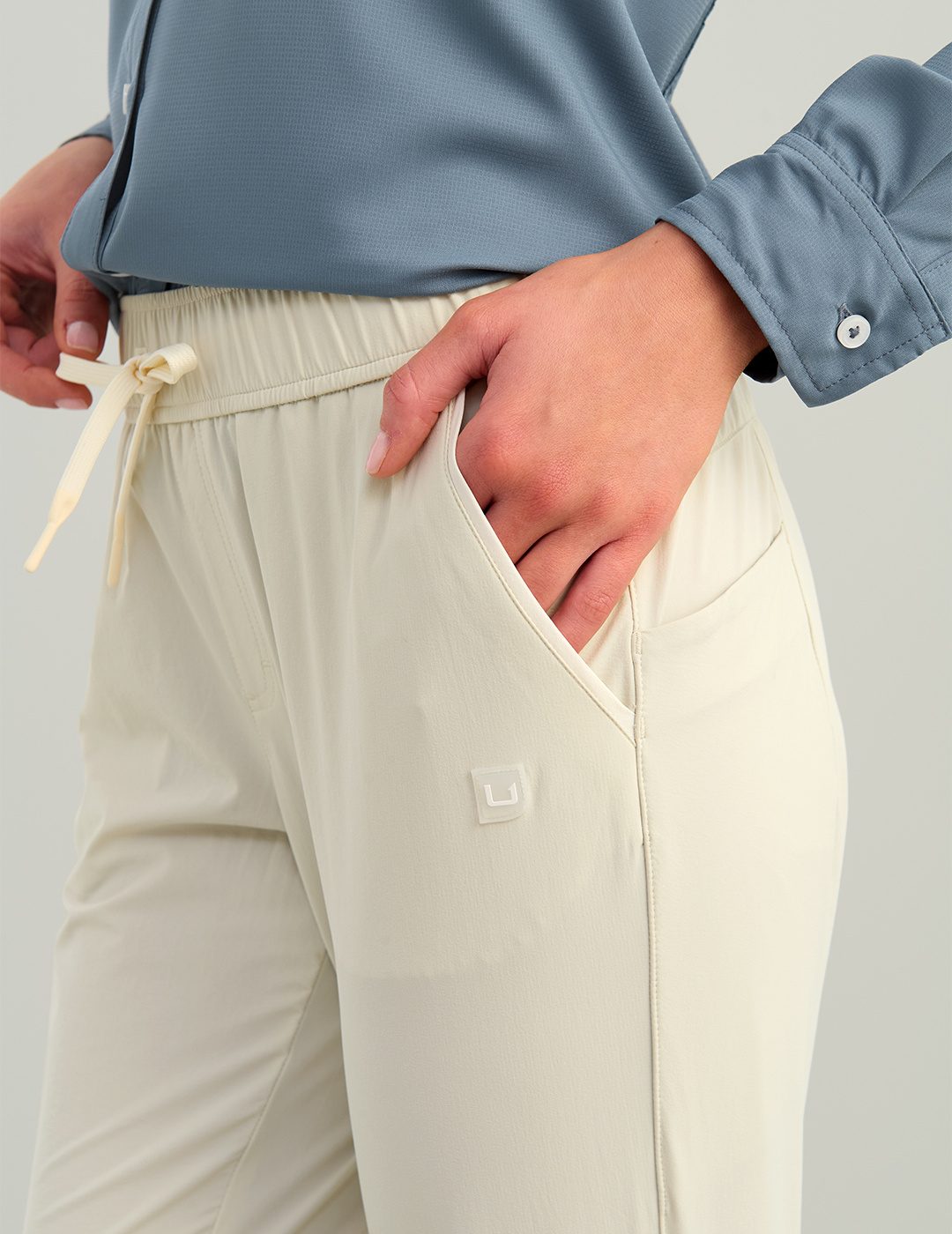 Huk Womens Embark Pant - Silver Birch