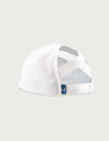 Huk Womens Ponytail Hat - White