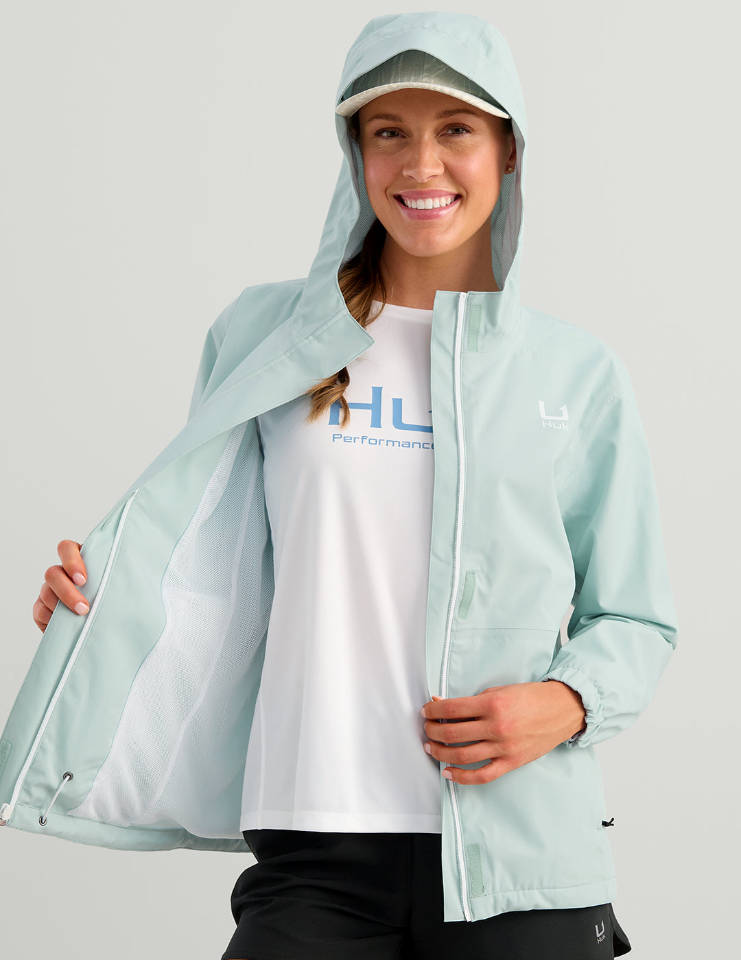 Huk Womens Storm Jacket 2.0 - Heron Blue