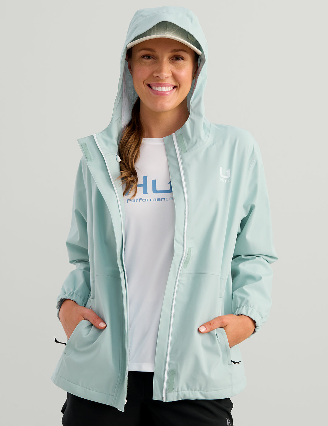 Huk Womens Storm Jacket 2.0 - Heron Blue