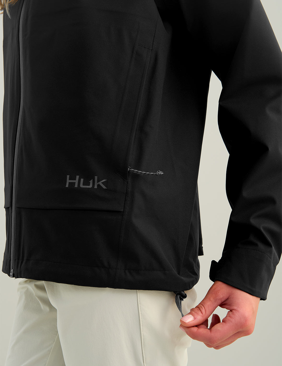Huk Womens Storm 3-Layer Jacket - Black