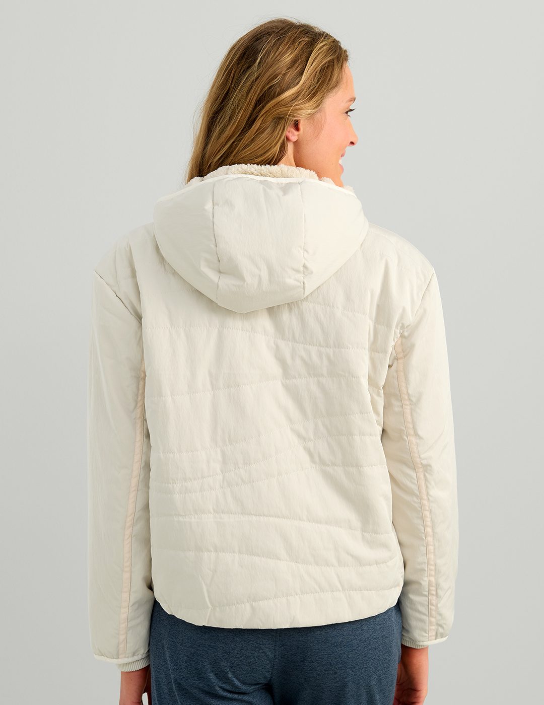 Huk Womens Crosscurrent Jacket - Silver Birch