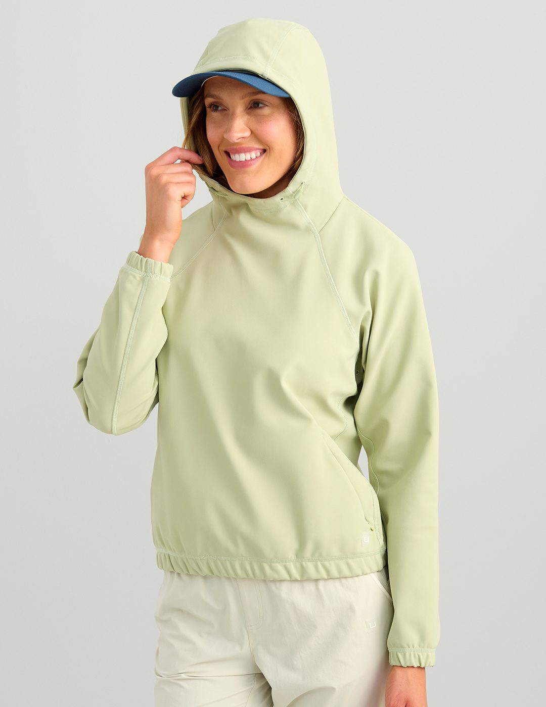 Huk Womens Breaker Pullover - Spanish Moss