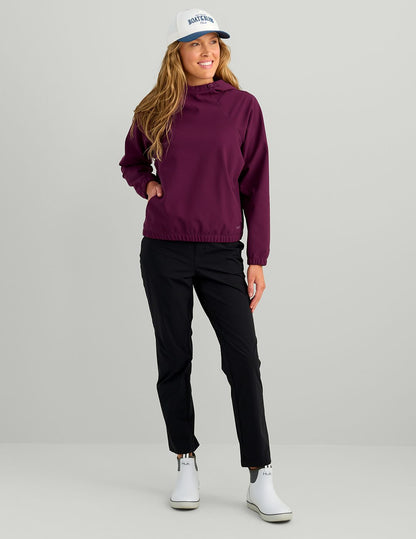 Huk Womens Breaker Pullover - Midnight Cove
