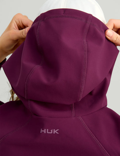 Huk Womens Breaker Pullover - Midnight Cove