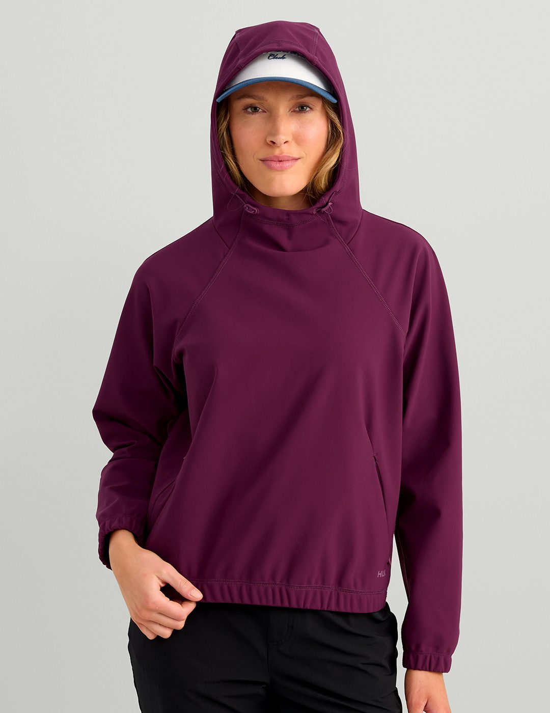 Huk Womens Breaker Pullover - Midnight Cove