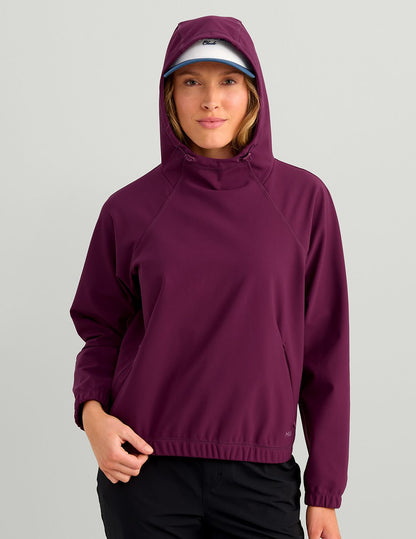 Huk Womens Breaker Pullover - Midnight Cove
