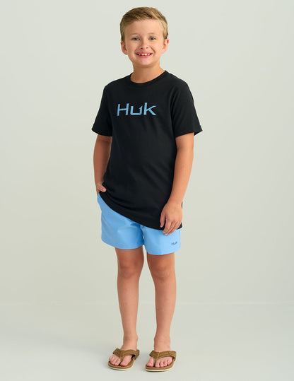 Huk Kids Pursuit Volley Swim Short - Marolina Blue