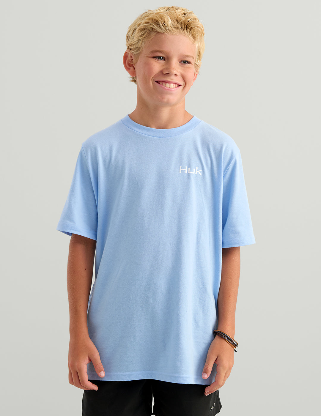 Huk Kids Salute Tee - Cerulean