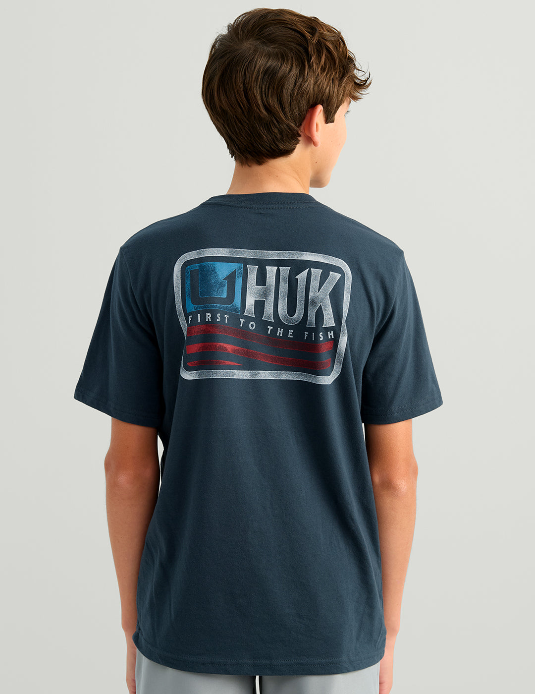 Huk Kids Born Wave Tee - Sea Storm