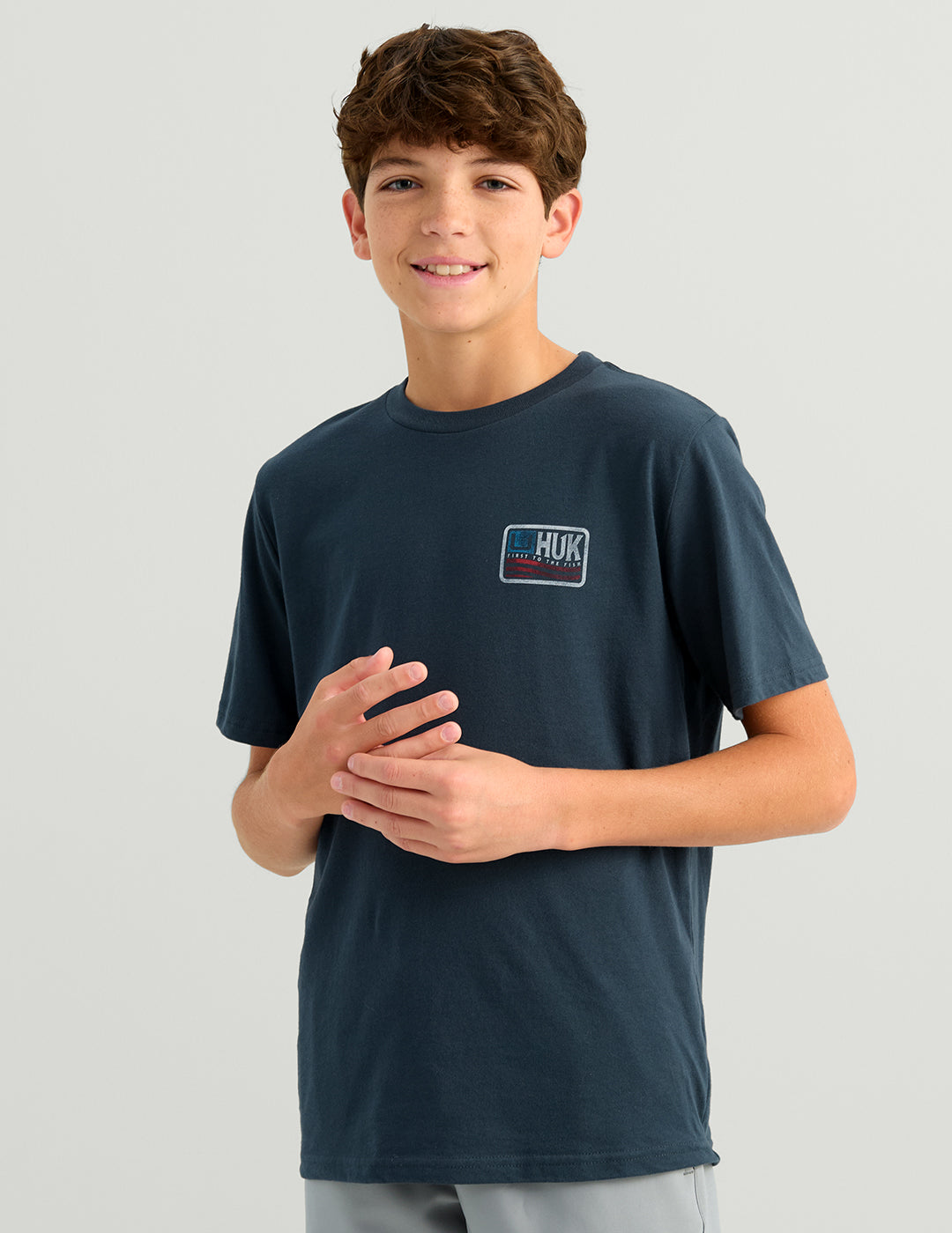 Huk Kids Born Wave Tee - Sea Storm