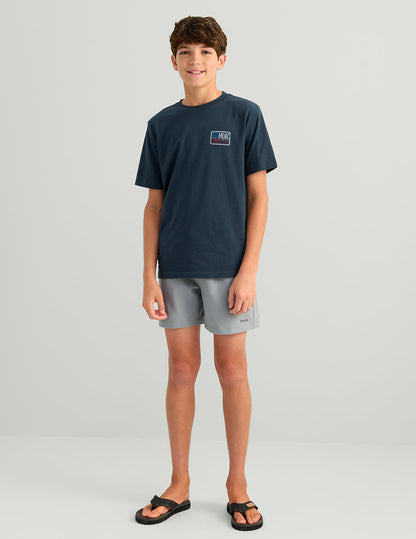 Huk Kids Born Wave Tee - Sea Storm