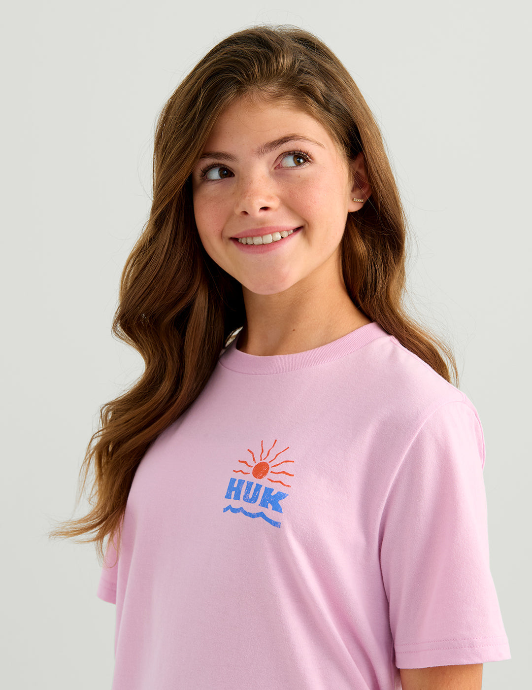 Huk Kids Paper Cut Tee - Oleander