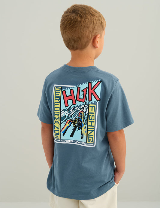 Huk Kids Vibes Tee - Stormy Blue