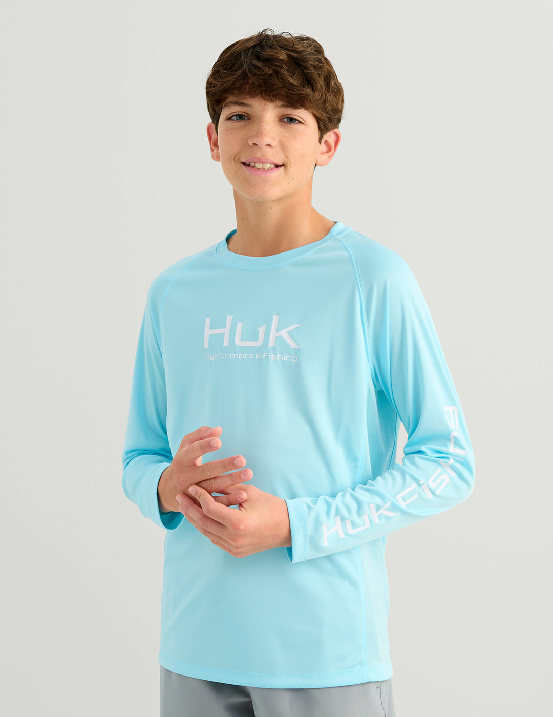 Huk Kids Pursuit Performance Crew - Caicos