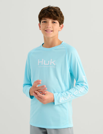 Huk Kids Pursuit Performance Crew - Caicos