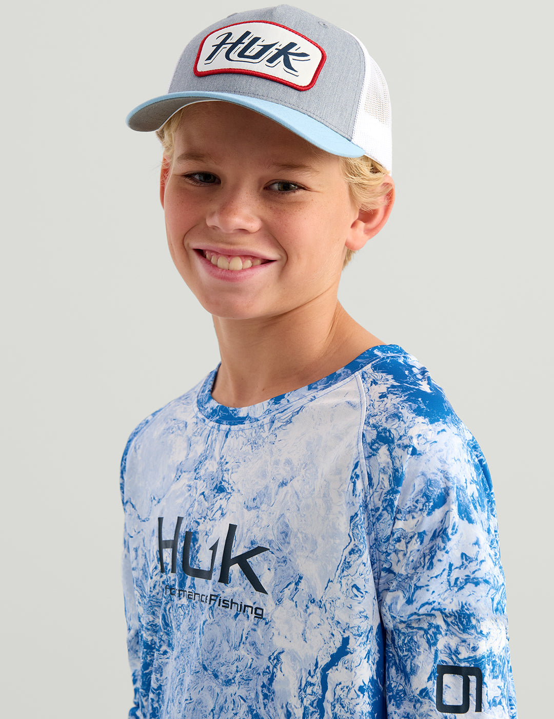 Huk Kids Mossy Oak Pursuit Performance Crew - Mossy Oak Regatta