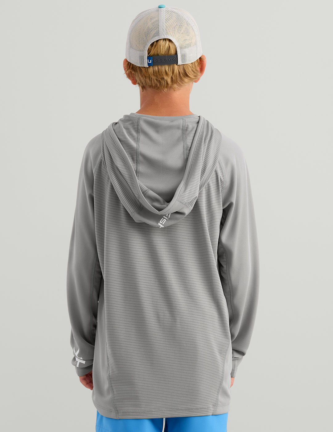 Huk Kids Icon Performance Hoodie - Sharkskin