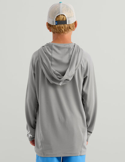 Huk Kids Icon Performance Hoodie - Sharkskin