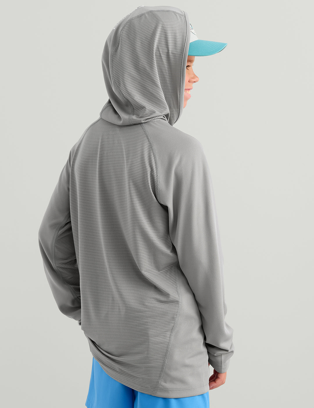 Huk Kids Icon Performance Hoodie - Sharkskin