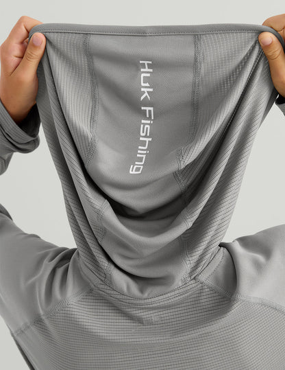 Huk Kids Icon Performance Hoodie - Sharkskin