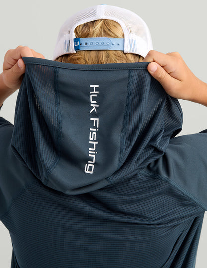 Huk Kids Icon Performance Hoodie - Sea Storm