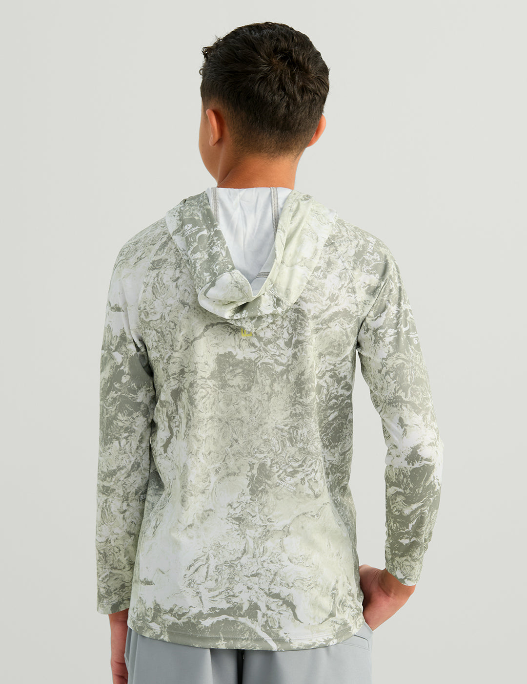 Huk Kids Mossy Oak Pursuit Performance Hoodie - Mossy Oak Seagrass