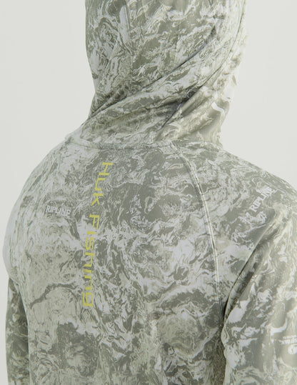 Huk Kids Mossy Oak Pursuit Performance Hoodie - Mossy Oak Seagrass
