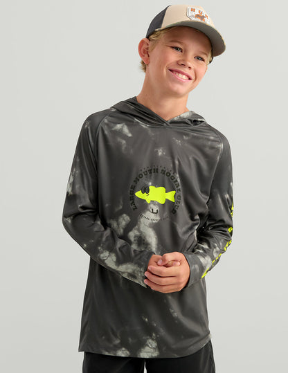 Huk Kids Pursuit Performance Hoodie - Anchor Tie-Dye